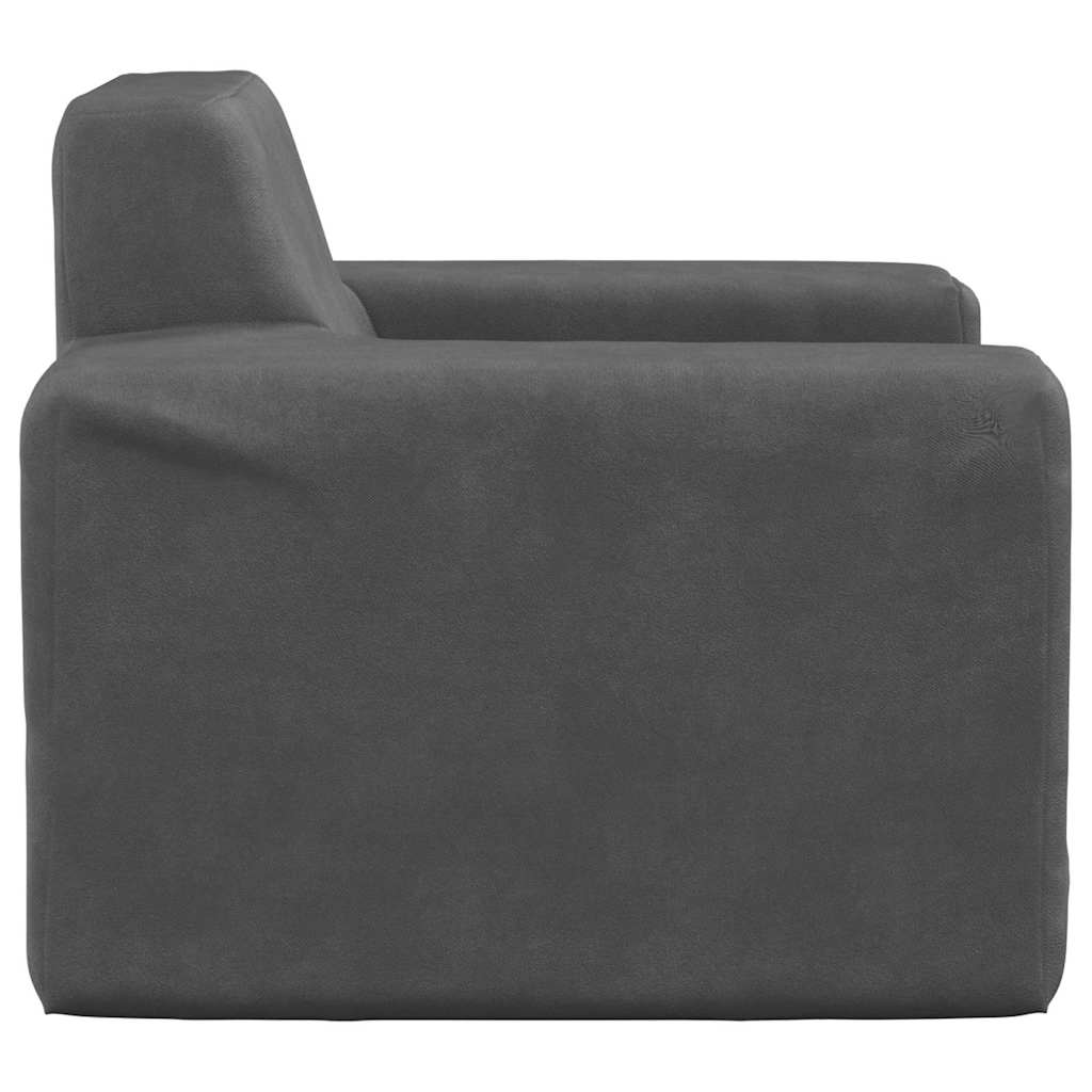 Children's Sofa Anthracite Soft Plush