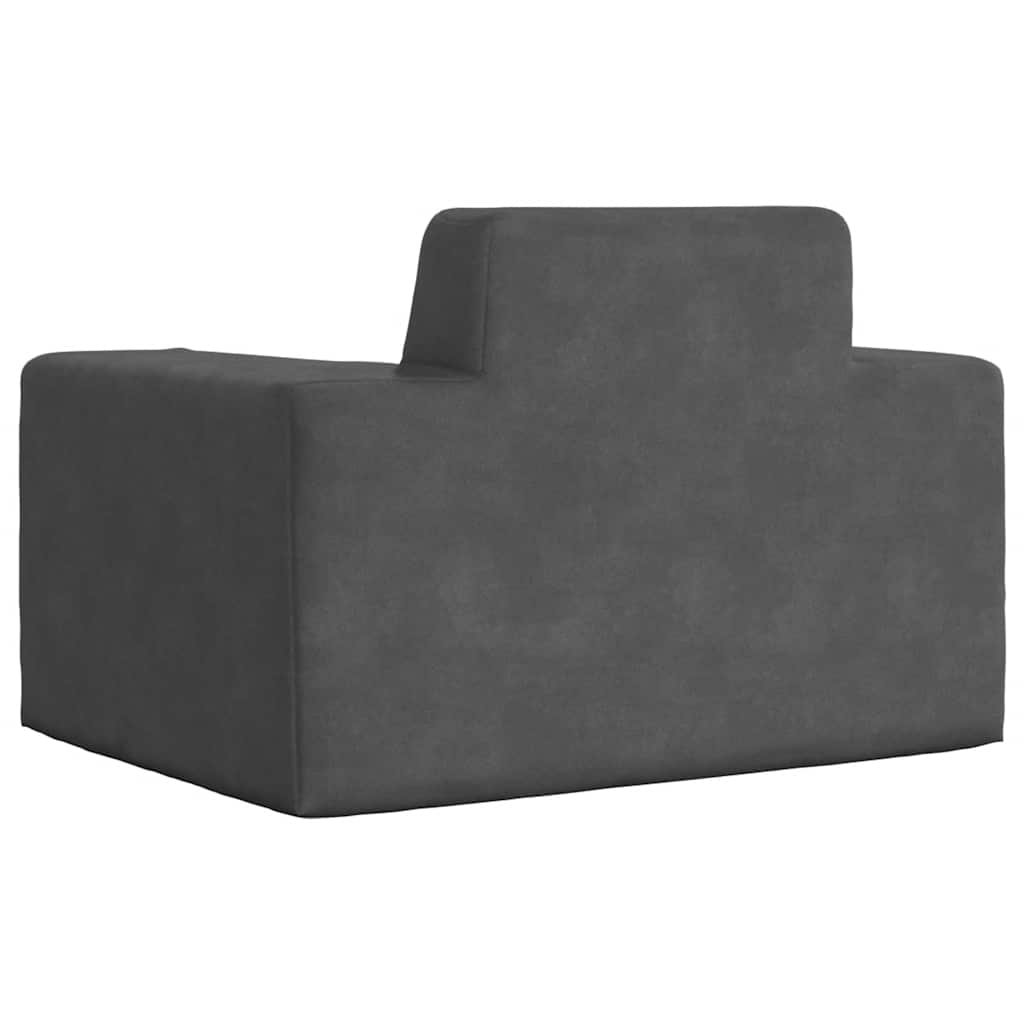 Children's Sofa Anthracite Soft Plush