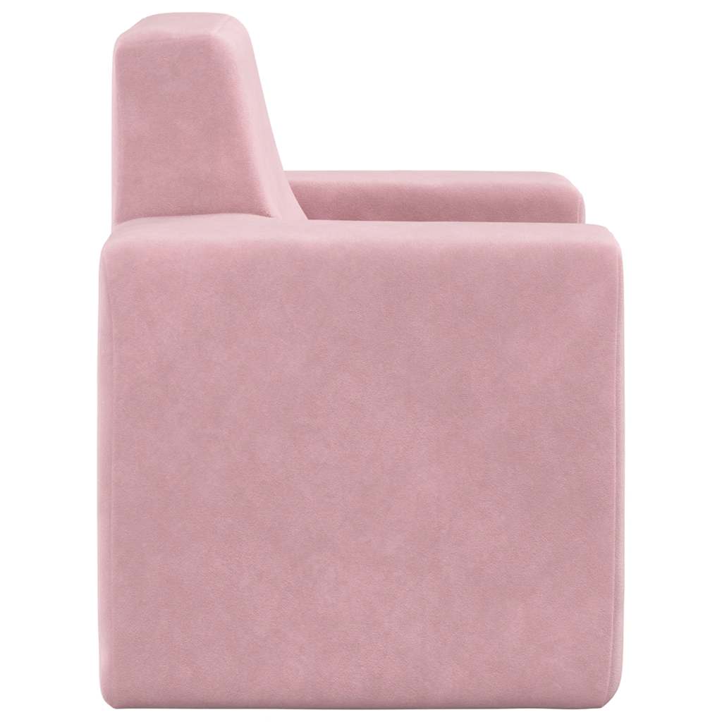 Children's Sofa Pink Soft Plush