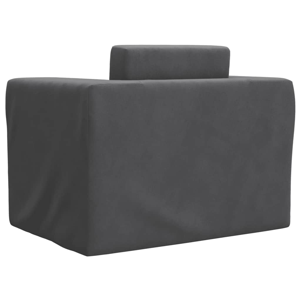 Sofa Bed for Children Anthracite Soft Plush