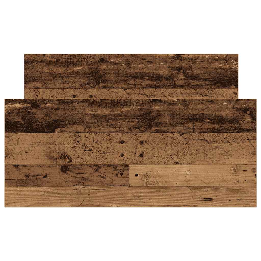 Bed frame without mattress old wood look 100x200cm wood material