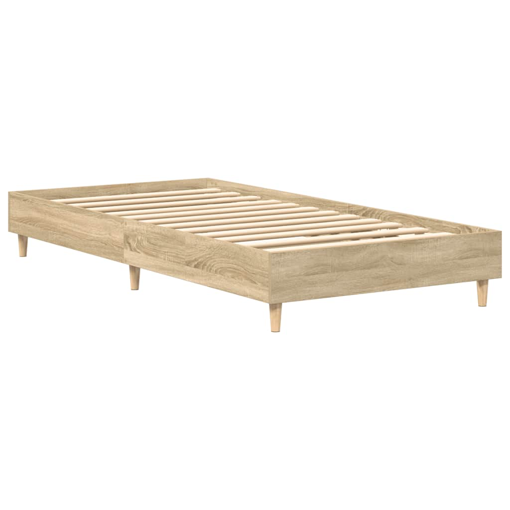 Bettgestell ohne Matratze Sonoma-Eiche 90x200 cm Holzwerkstoff