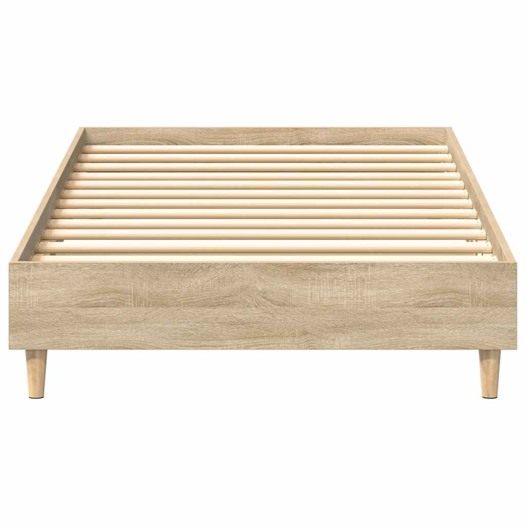 Bettgestell ohne Matratze Sonoma-Eiche 90x190 cm Holzwerkstoff