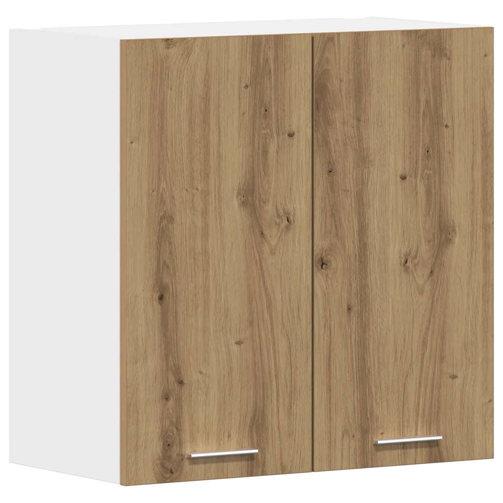 Kitchen wall cabinet Artisan oak 60x31x60 cm wood material