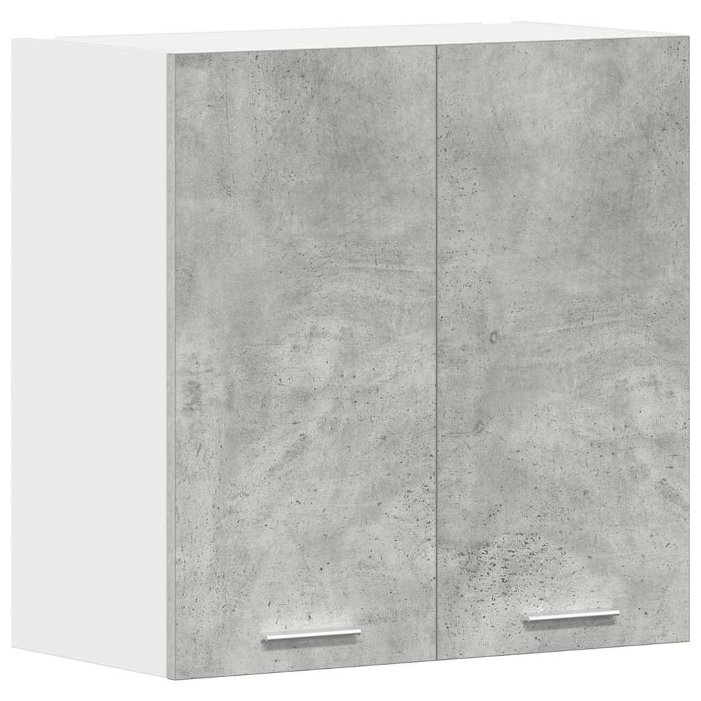 Kitchen wall cabinet concrete grey 60x31x60 cm wood material