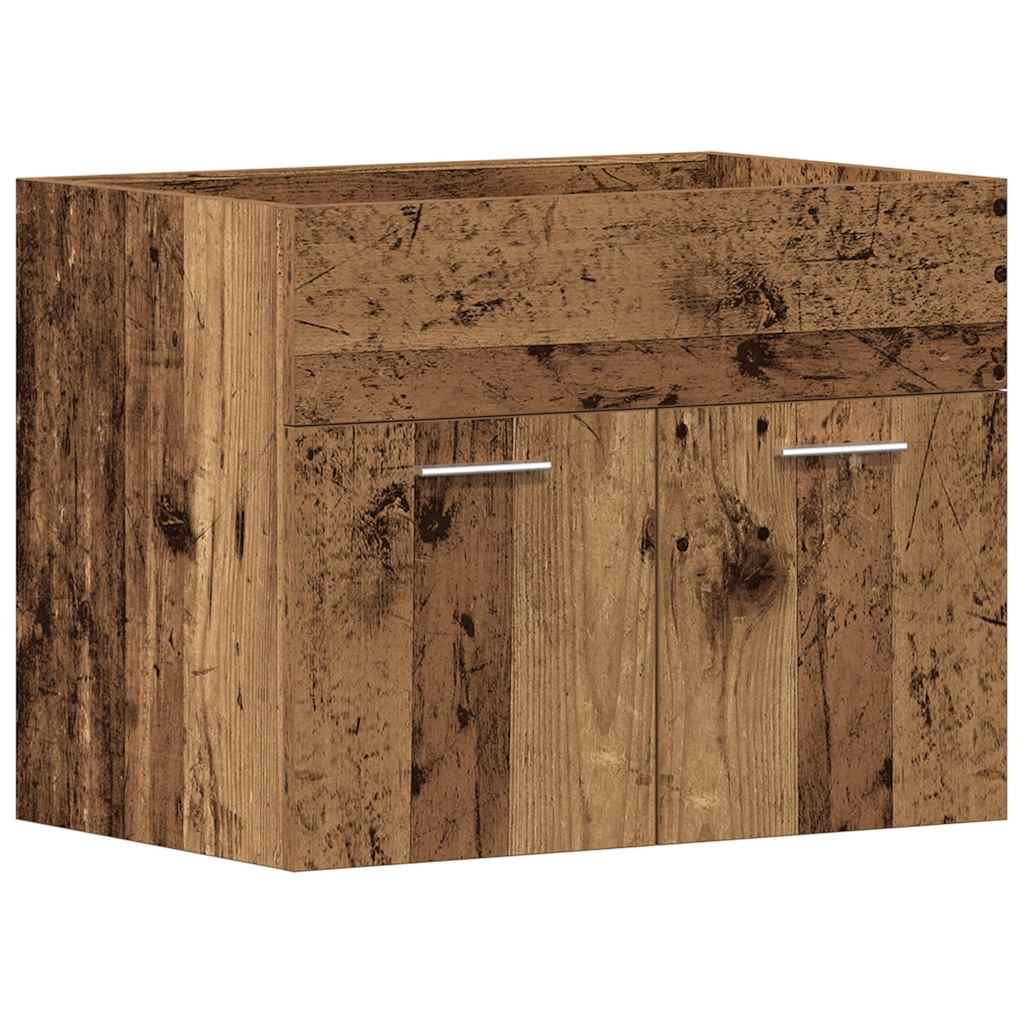 washbasin base cabinet old wood look 60x38.5x46 cm