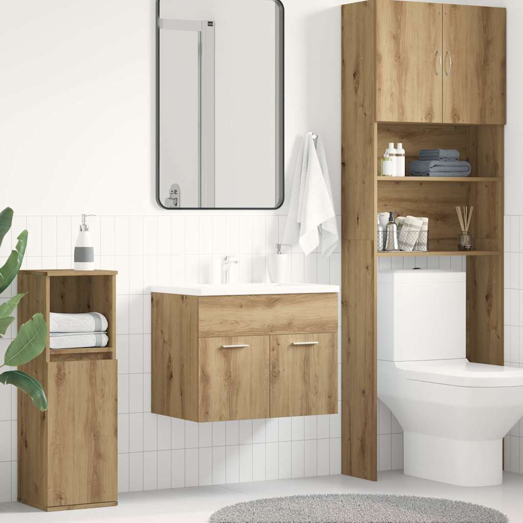 Washbasin cabinet Artisan oak 60x38.5x46 cm