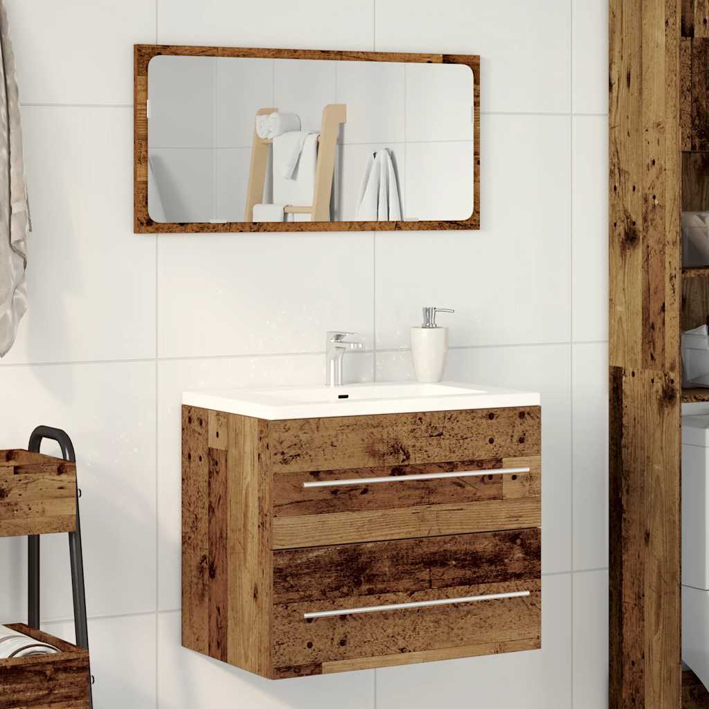 washbasin base cabinet old wood look 60x38.5x48 cm