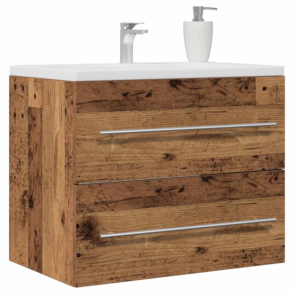 washbasin base cabinet old wood look 60x38.5x48 cm