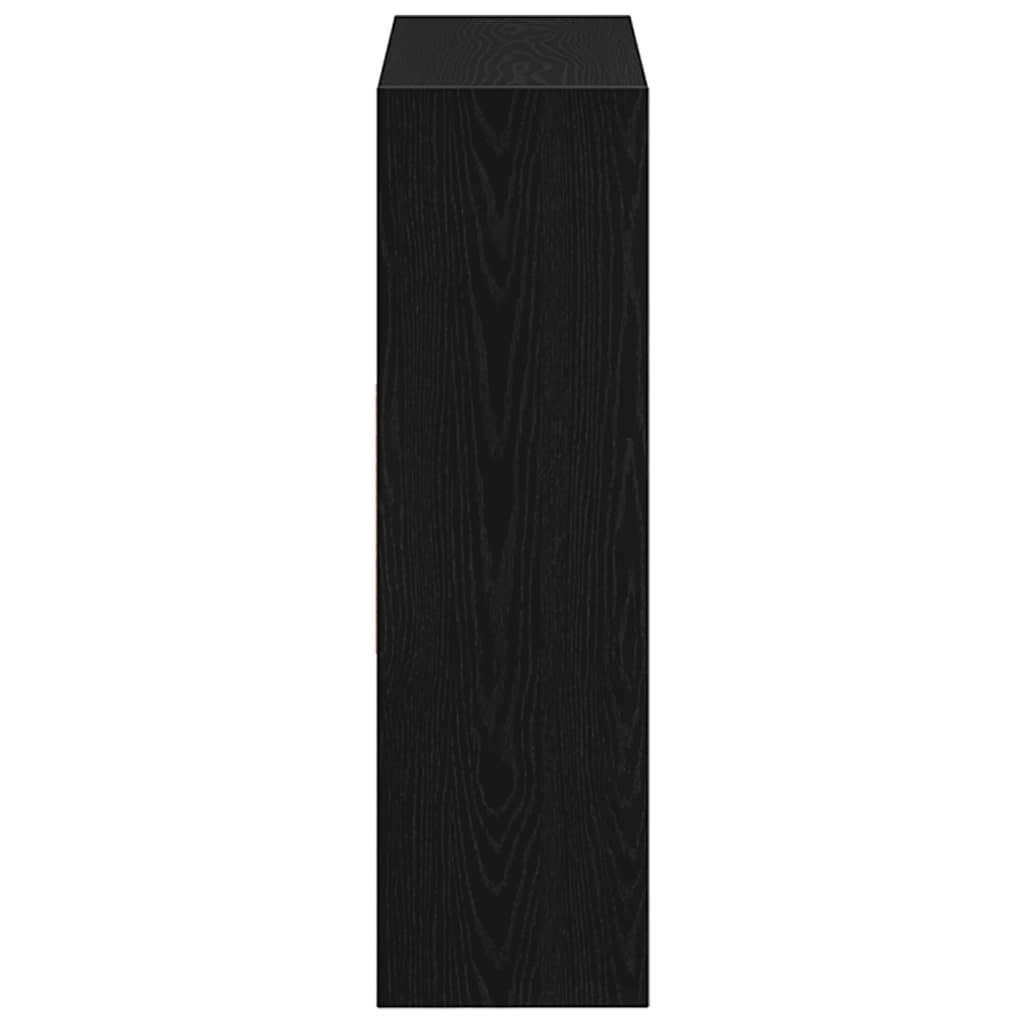 Bookshelf Black Oak Look 97.5x29.5x100 cm Wood Material