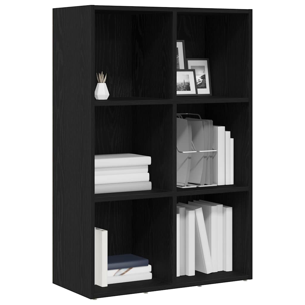 Bücherregal Braun Eichen-Optik 66x30x98 cm Holzwerkstoff