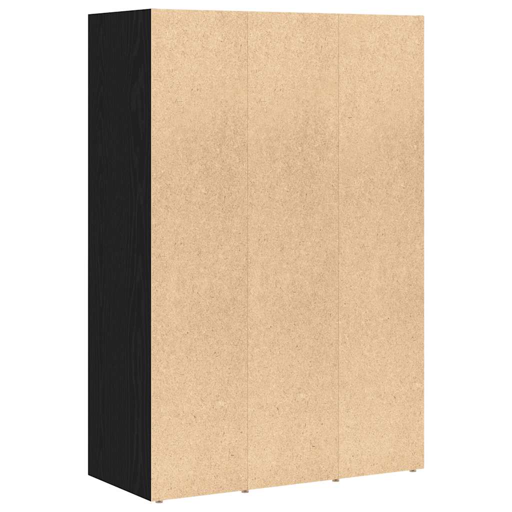 Bücherregal Braun Eichen-Optik 66x30x98 cm Holzwerkstoff