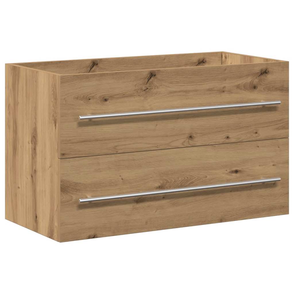 Waschbeckenunterschrank Artisan-Eiche 80x38,5x48 cm