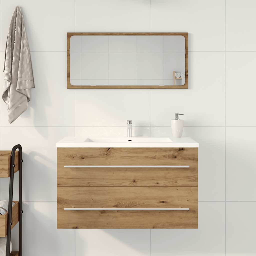 Washbasin cabinet Artisan oak 80x38.5x48 cm