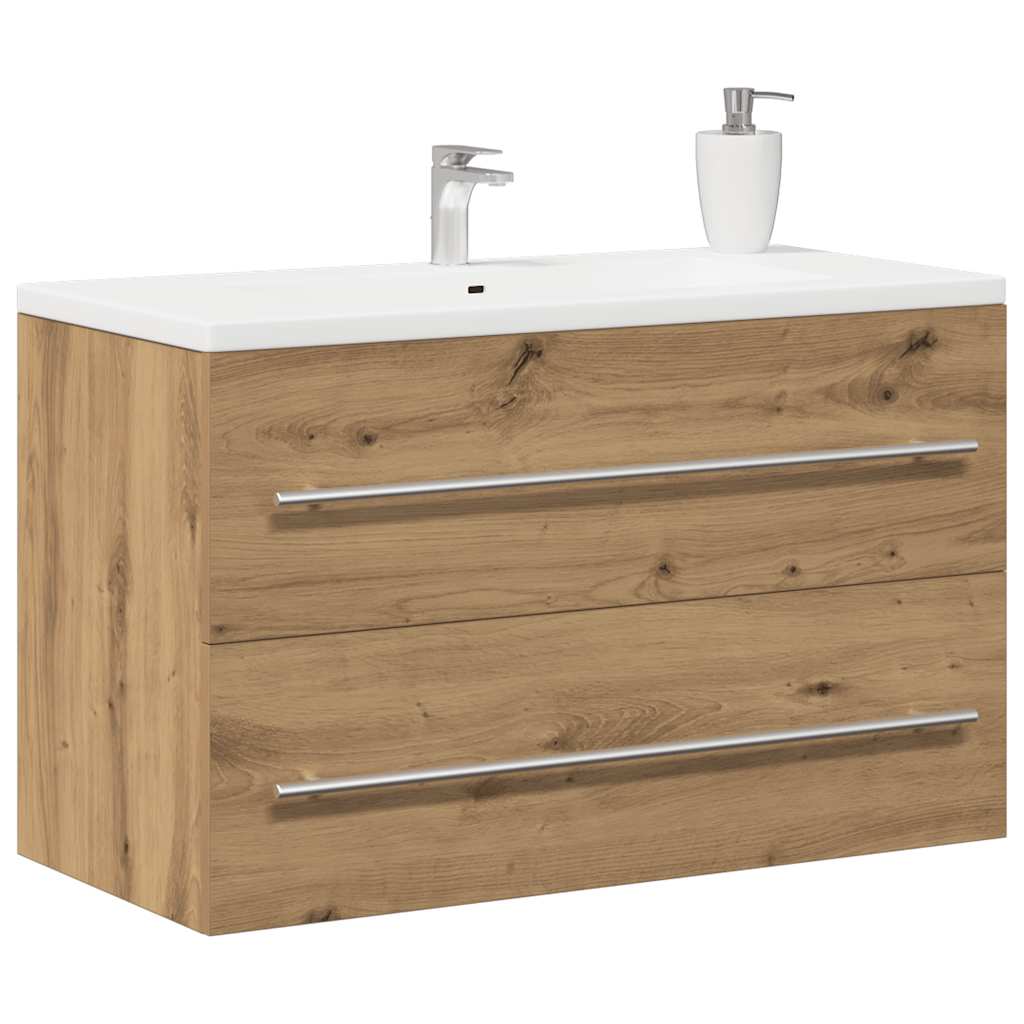 Washbasin cabinet Artisan oak 80x38.5x48 cm