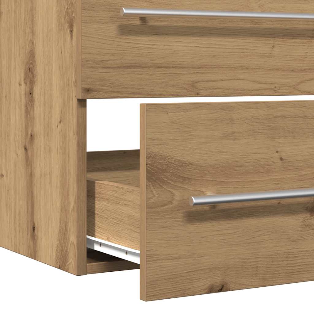 Washbasin cabinet Artisan oak 80x38.5x48 cm