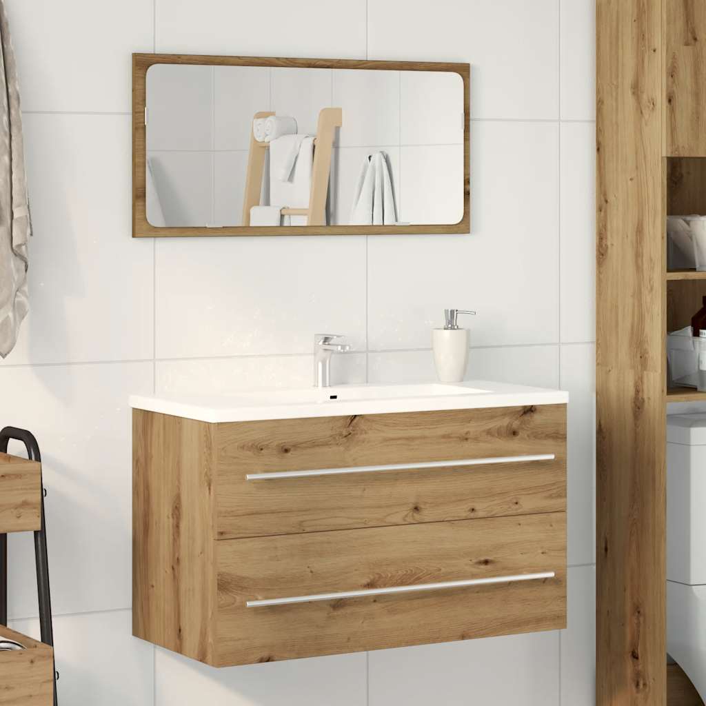 Washbasin cabinet Artisan oak 80x38.5x48 cm