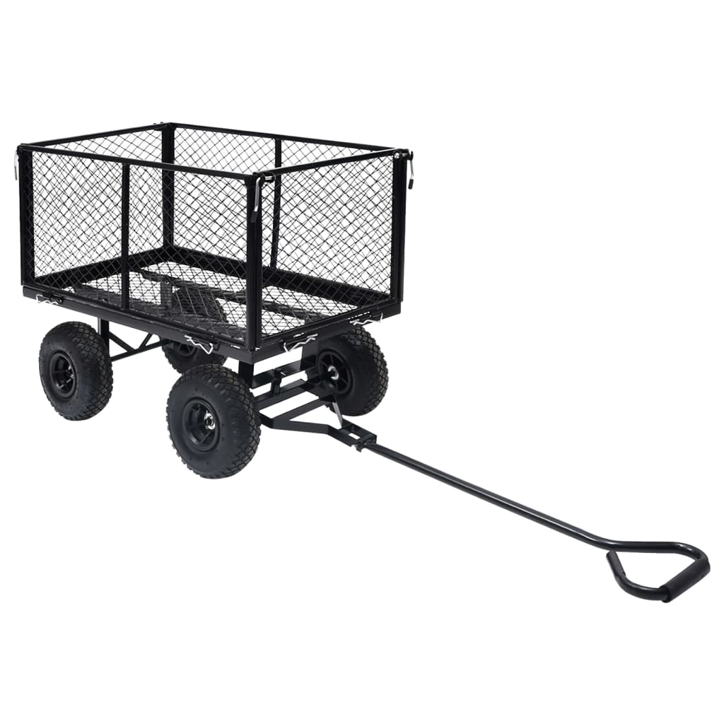 vidaXL Gartenwagen Grün 250 kg
